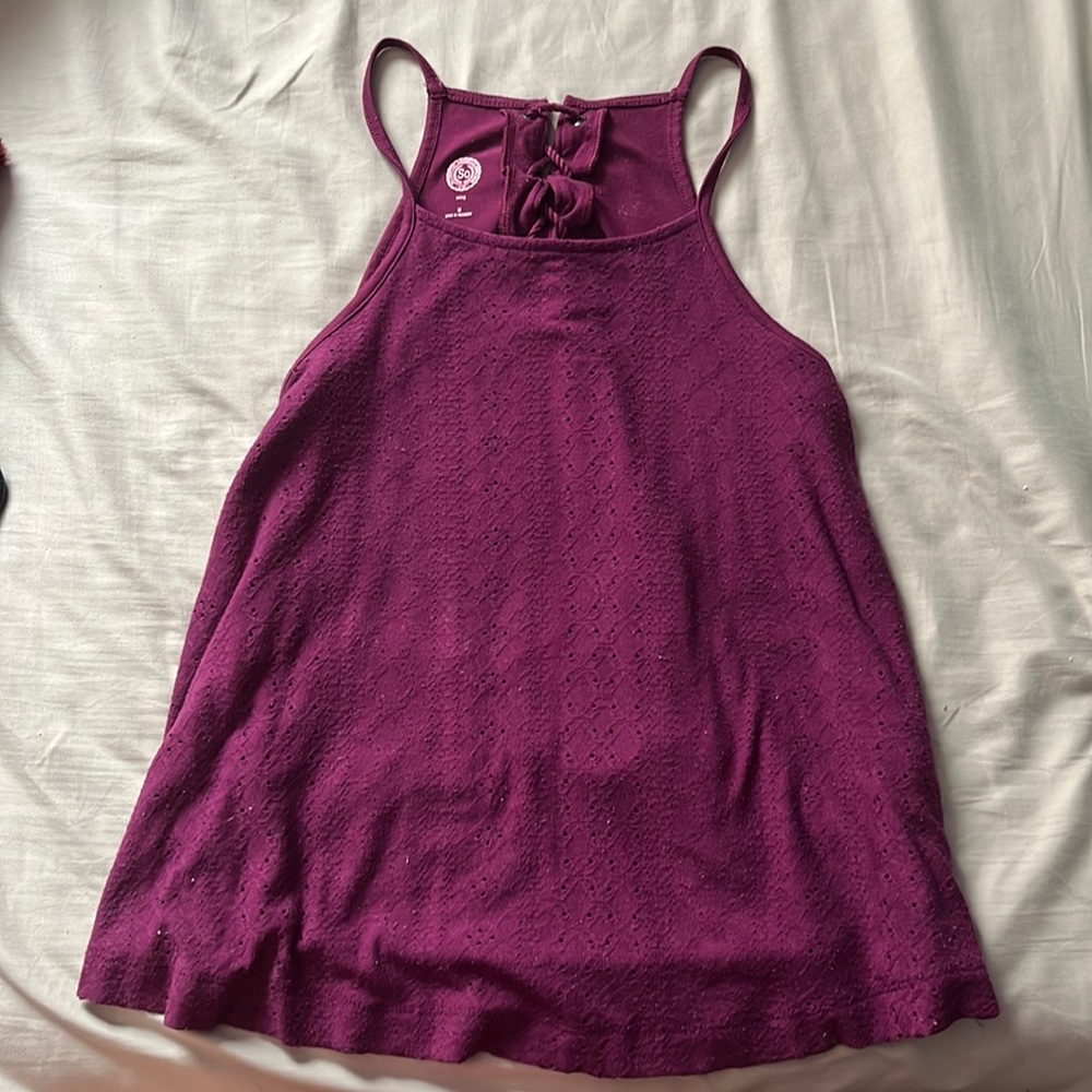 Flowy purple tank top in size medium